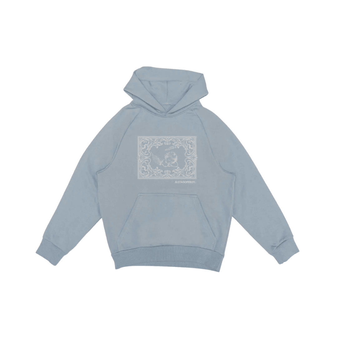 Dreamer Angel Hoodie — Dove Grey
